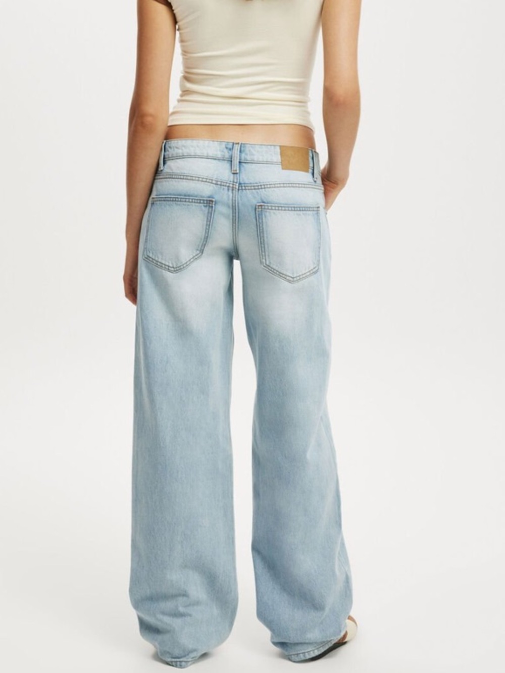COTTON ON LOW RISE STRAIGHT LEG JEANS FULL LENGTH SIZE 30 WAIST Y2K 90’s  COTTON